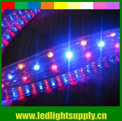 PVC LED フラットロープ 4本のワイヤー 防水 Xmas ホームデコレーション LEDロープライト