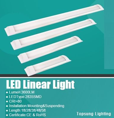 3ft 24*75*900mm LED線形バットン 非ディム可能な線形チューブ照明