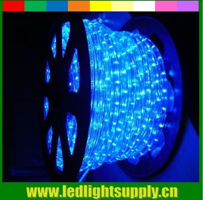 2本のワイヤロープライトスロール 青色超薄型 LED クリスマスライト