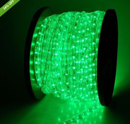パーティ装飾 110/220v LEDロープライト 小さな丸い2本のワイヤ