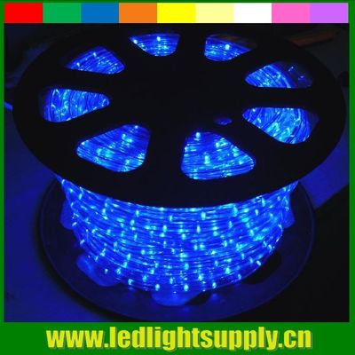 2本のワイヤロープライトスロール 青色超薄型 LED クリスマスライト