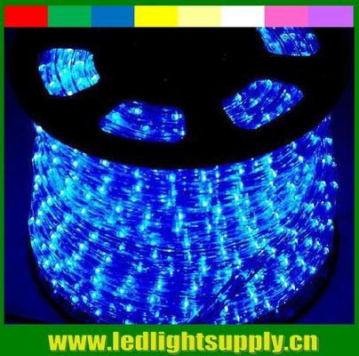 青い防水 LED ストライプライト 2 ワイヤー LED クリスマスロープライト