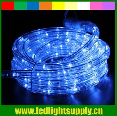 青い屋外装飾灯 2ワイヤー 12/24V LEDロープフレックスライト