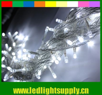 12v ホワイト LED クリスマスライト 100 電球 10m /セット 内外