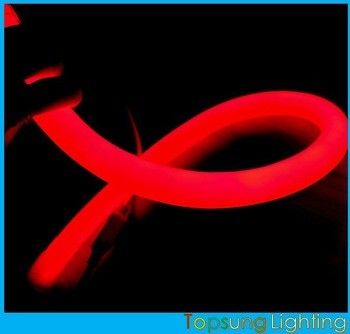 超明るい赤色 LEDネオンフレックスライト 220v 25mm 外装用