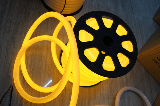 ホットセール 装飾用黄色 24v 360度丸 LED ネオン柔軟ライト