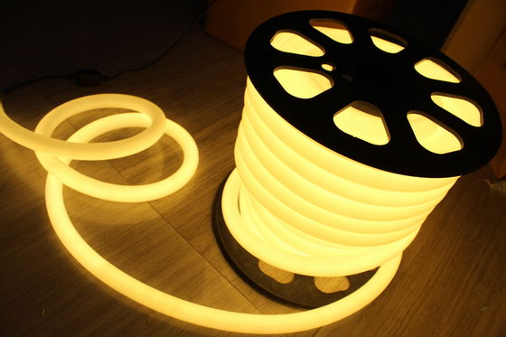 エネルギー効率 24v 25mm 360度丸い暖かい白色IP67 LEDネオンフレックスライト リボン