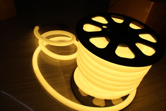 エネルギー節約 110v 暖かい白色 LED ネオンフレックスライト 360回 25m スロール