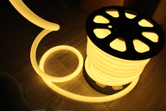 エネルギー節約 110v 暖かい白色 LED ネオンフレックスライト 360回 25m スロール