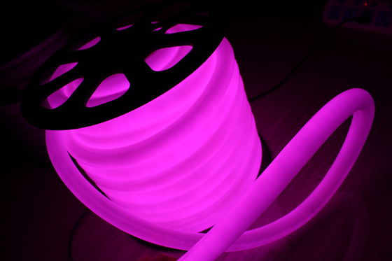 24v 最安値 360度 丸い紫色 25mm ネオンフレックスライト