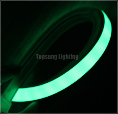 緑色 柔軟なネオンロープライト 明るい 115v 16*16m 部屋用