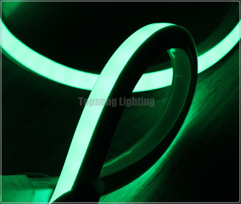 緑色 柔軟なネオンロープライト 明るい 115v 16*16m 部屋用