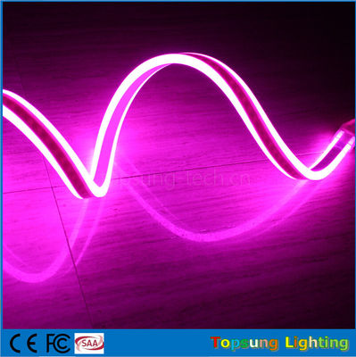 最高品質の 24V 双面ピンク LED ネオン柔軟ロープ