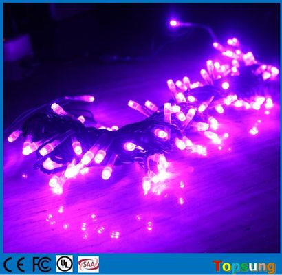 耐久性紫のクリスマス LED 屋外 24v 10メートル
