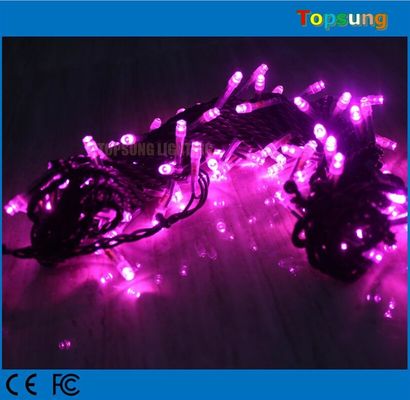 強いPVC紫色 クリスマス LEDライト 屋外 12V 接続可能