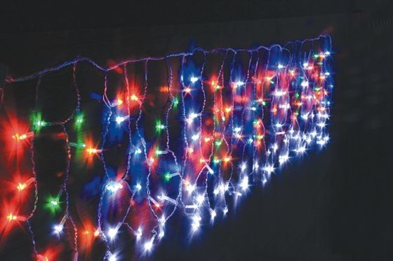 240V クリスマスカーテンライト 屋外 紫外線防止 防天材料
