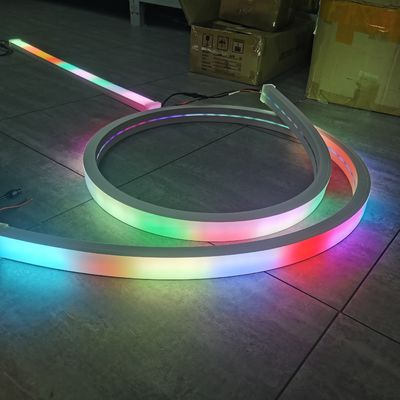 RGB ピクセル LED ネオン Dmx512 RGB ストライプ リボン LED dmx ネオンフレックス ネオンロープ 24v カタブルネオンフレックス ライトストライプ