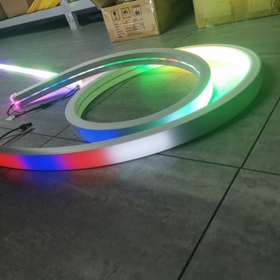 RGB ピクセル LED ネオン Dmx512 RGB ストライプ リボン LED dmx ネオンフレックス ネオンロープ 24v カタブルネオンフレックス ライトストライプ
