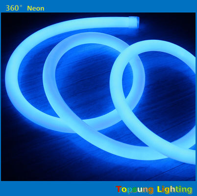 熱い製品 100LEDs/m 青 360度丸 LEDネオンフレックスライト 220v 25m スロール
