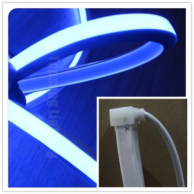 超明るい方形 220v 青色 柔軟な LED ネオンロープ IP68 防水