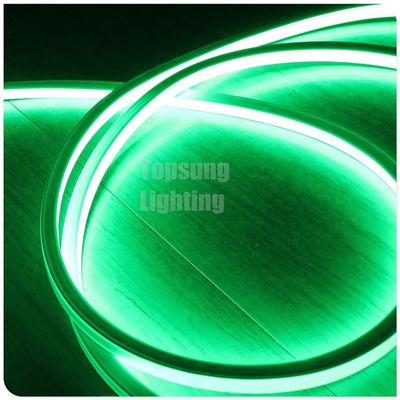 AC 110v LED ニュオンフレックス 16*16mm 平方フラット LED ニュオンチューブ ip68 屋外照明緑色