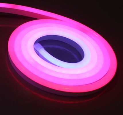 50mスロール トップスング照明 LEDネオンストライプ柔軟光 24v rgbデジタルネオン 10x20mm超薄ピクセルネオンフレックス