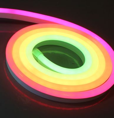 24v ダイナミック デジタル フレキシブル ネオン LED ライト ストライプ 色とりどりのデジタル LED ネオンライト 販売