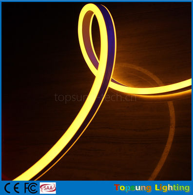 黄色い色 ミニサイズ ネオン・LED クリスマスライト 8.5*18mm 双面ネオン・フレックスライト