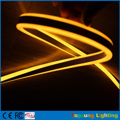 黄色い色 ミニサイズ ネオン・LED クリスマスライト 8.5*18mm 双面ネオン・フレックスライト