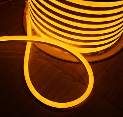 50m スロール 紫外線防止 完全防水 IP68 LED フレックスネオンストライプ 24vsmd 柔軟な柔らかいチューブ 黄色発光ミニ 7*15mm