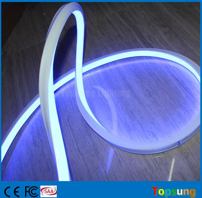 12v青 トップビュー フラット 16x16mm ネオンフレックス スクウェア LED ネオンフレックスチューブ 青 SMDロープストライプ ネオンリボン装飾