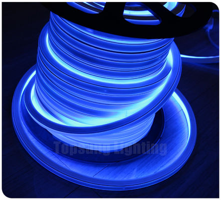 12v青 トップビュー フラット 16x16mm ネオンフレックス スクウェア LED ネオンフレックスチューブ 青 SMDロープストライプ ネオンリボン装飾