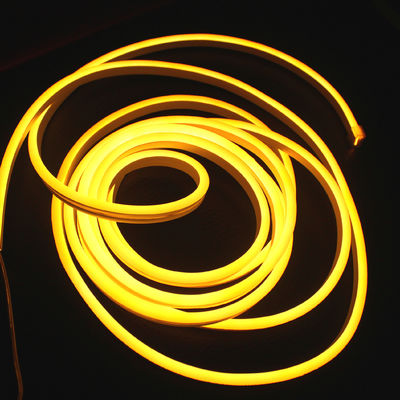 超明るいマイクロ柔軟 LEDネオンチューブロープ ライトストライプ 黄色 2835 smd照明 シリコンネオンフレックス 24v