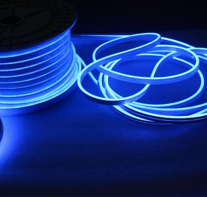 高明度の標準とミニネオン防水 LED柔軟ライト,LEDネオンライト 6W/m 青