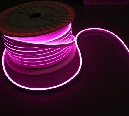 12v 6mm ピンクネオン 柔軟な LED ストライプ ミニフレックス LED ネオンロープライト