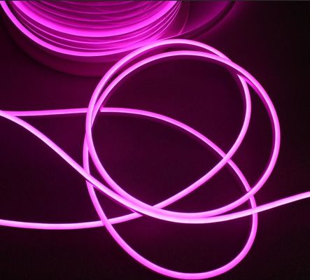 広告 LED ネオンサイン ミニ LED ネオンフレックス LED 柔軟ネオンストライプライト 12vピンク/紫