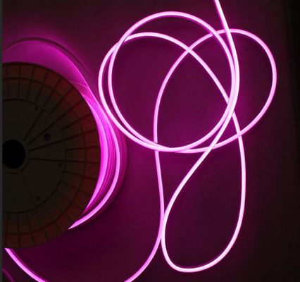 柔軟なネオンLEDライト 輝き EL ワイヤーストリング ストライプ 5mm 紫のネオンストライプ照明