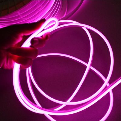 柔軟なネオンLEDライト 輝き EL ワイヤーストリング ストライプ 5mm 紫のネオンストライプ照明