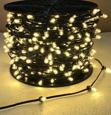 100m 屋外木 飾り 暗い緑色 ワイヤ クリスマス 12V LED フェアリー クリップライト LED クリスマス