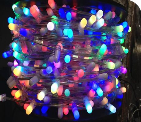 室外飾り付け クリスマスツリーライト ストリング 100m 666leds 色を変える 12V LED クリップライト