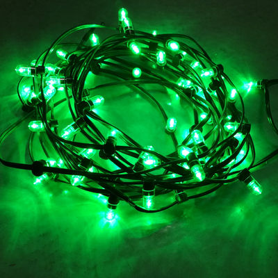 屋外飾り クリスマスツリーライト ストリング 100m 666leds 12V LEDクリップライト 緑色ライト