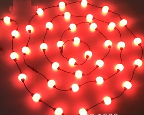 10 フィート クリスマスの飾り付けライト LED クリスマスライトボール 3D 50mm Dmx