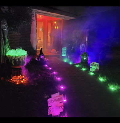 WIFI APP ガーデン LED ストリングライト プラグイン RGB ピクセル 芝生ランプ